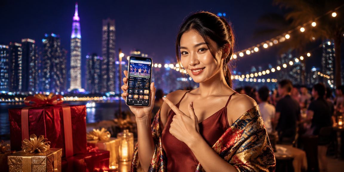 Người dùng TP.HCM truy cập tài khoản 500b an toàn trên điện thoại tại bãi biển