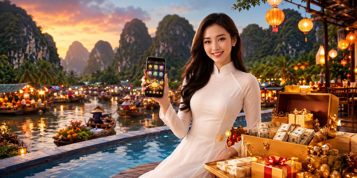 Người dùng tại Ninh Bình truy cập ứng dụng 500b trong trang phục áo dài